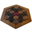 CENTREURS POUR CARROM EN PALISSANDRE