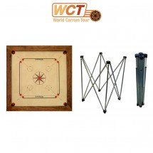 Carrom avec Pieds en Aluminium
