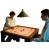 TABLE CARROM CHAMPION AVEC COUVERCLE